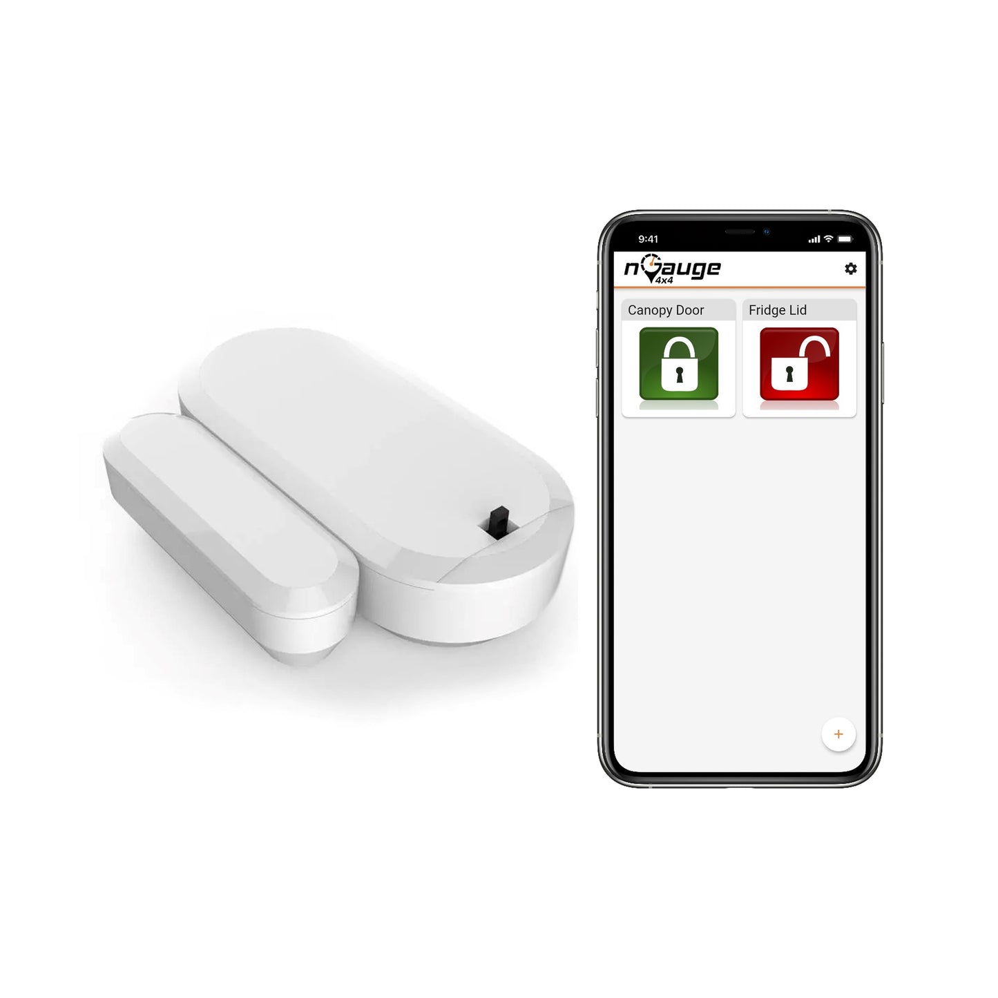 Bluetooth Magnetic Door, Lid & Window Security Sensor
